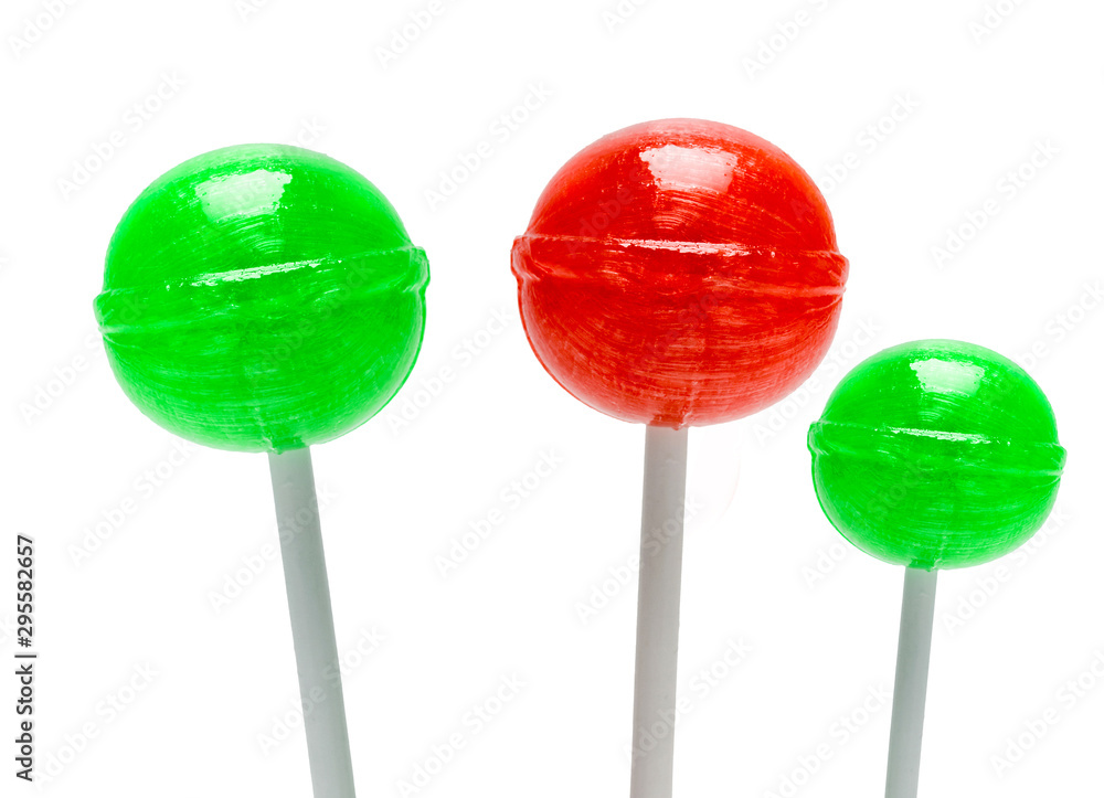 Lollipop sweetmeat isolated on white background Lollipop sweetmeat isolated on white background