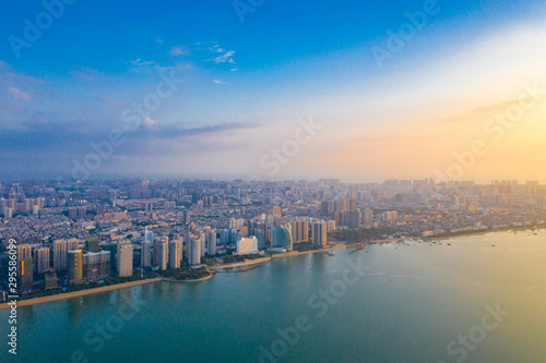 Coastal cityscape of Guangxi, China © Weiming