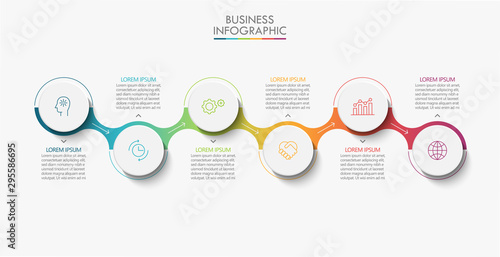 Vászonkép Business data visualization