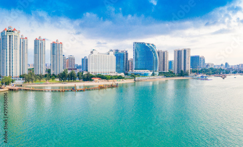 Coastal cityscape of Guangxi, China © Weiming