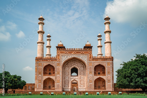 Akbar's tomb in Agra city of India