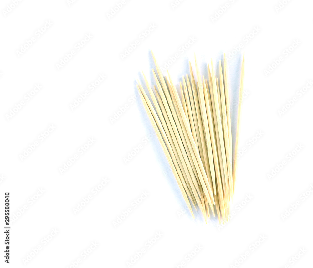 Toothpick isolated on white background Toothpick isolated on white background