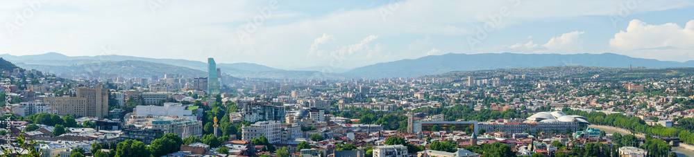The Panoramic View Of Tbilisi, Georgia