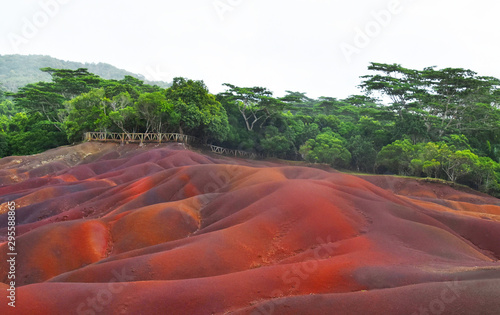 Seven Couloured Earths Chamarel in Mauritius