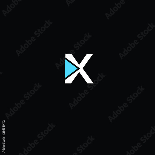 Free Download X Letter forward play logo icon vector free - GFXLoad