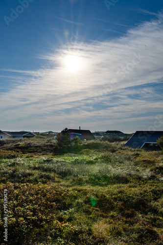 Sonnenschein über Bjerregard in Dänemark