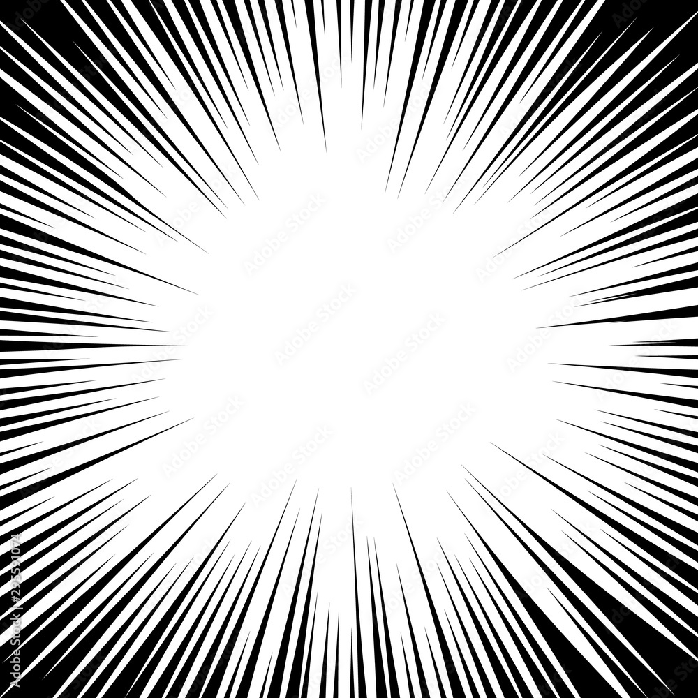 Comic Radial Speed Lines Comic Radial Speed Lines