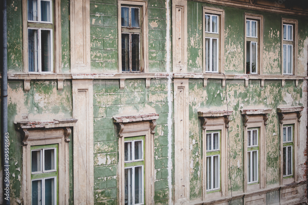 Fototapeta premium Street view of Sibiu old town