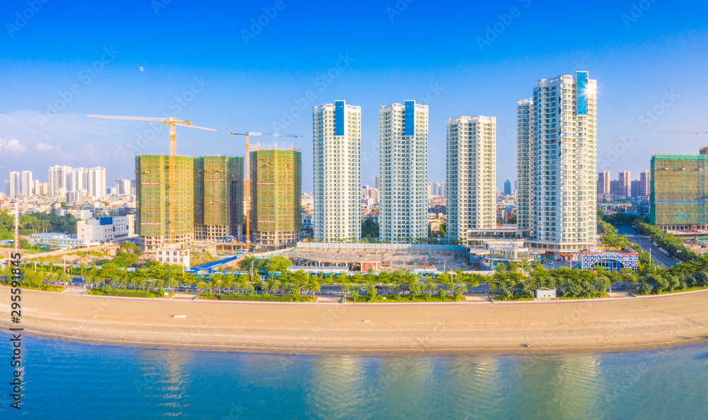 Coastal cityscape of Guangxi, China