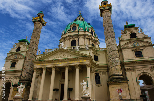 Antique Church Karlskirche - Austria Vienna