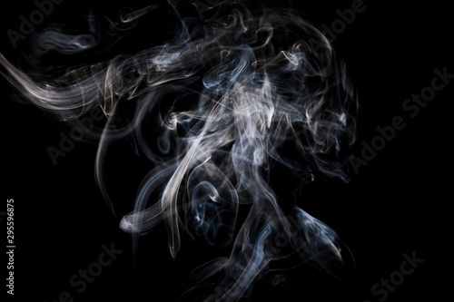 Smoke on black background © yauhenka