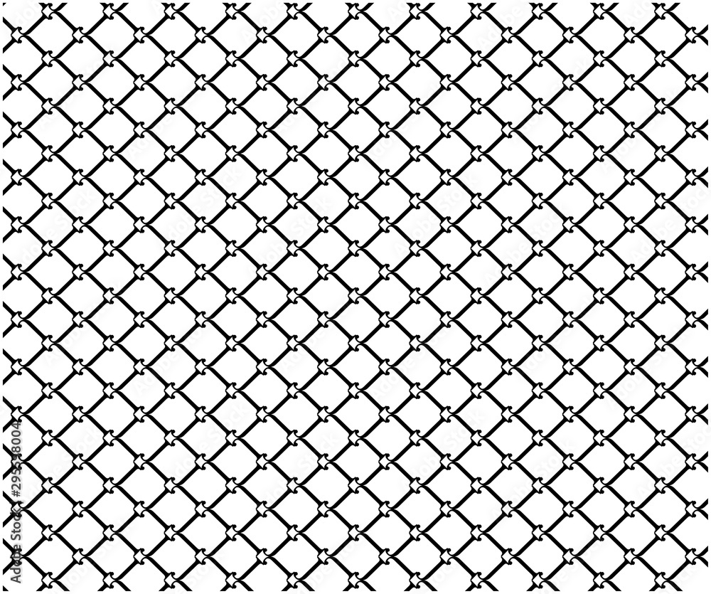 Fototapeta premium Abstract seamless geometric pattern background, black and white