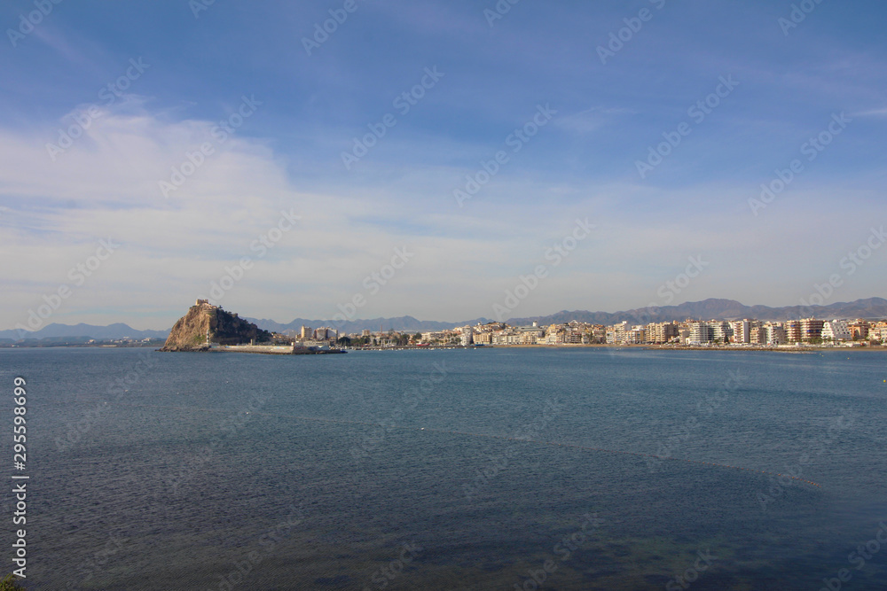 Bahía de Levante en Águilas, Murcia, España