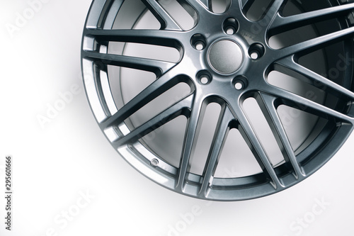 Car rims close up isolated