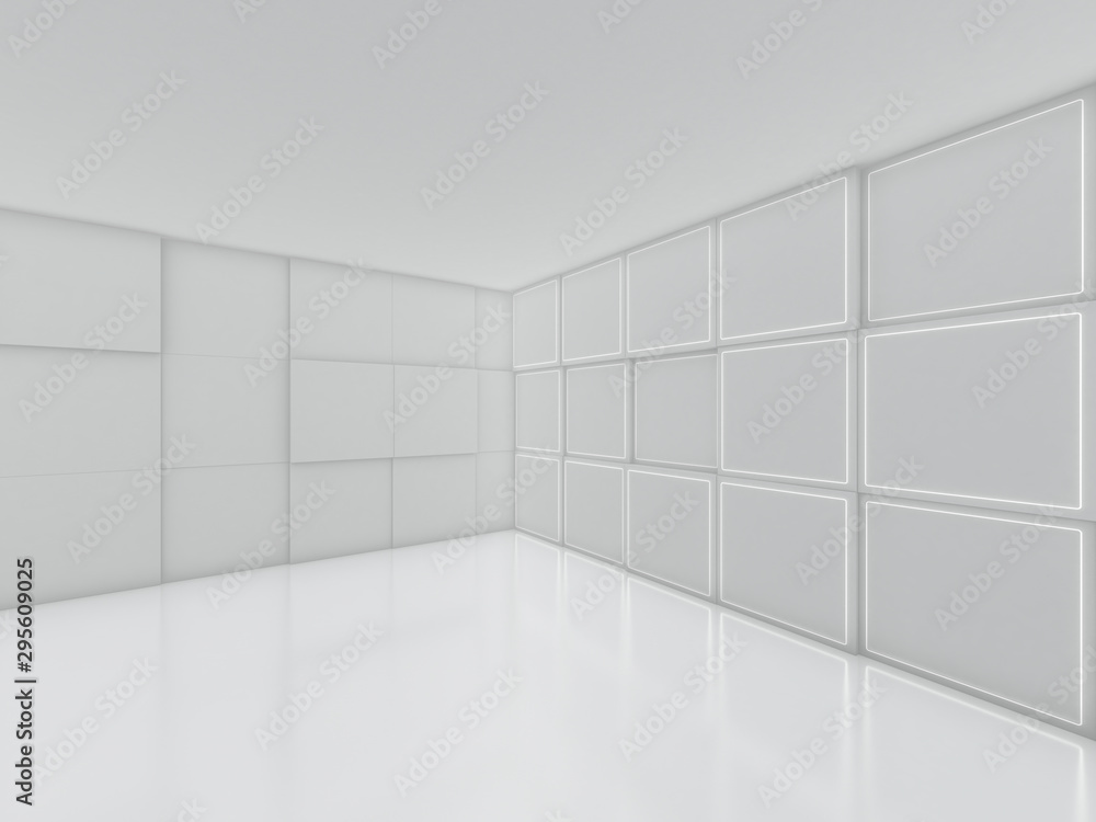 Obraz premium Abstract modern architecture background. 3D