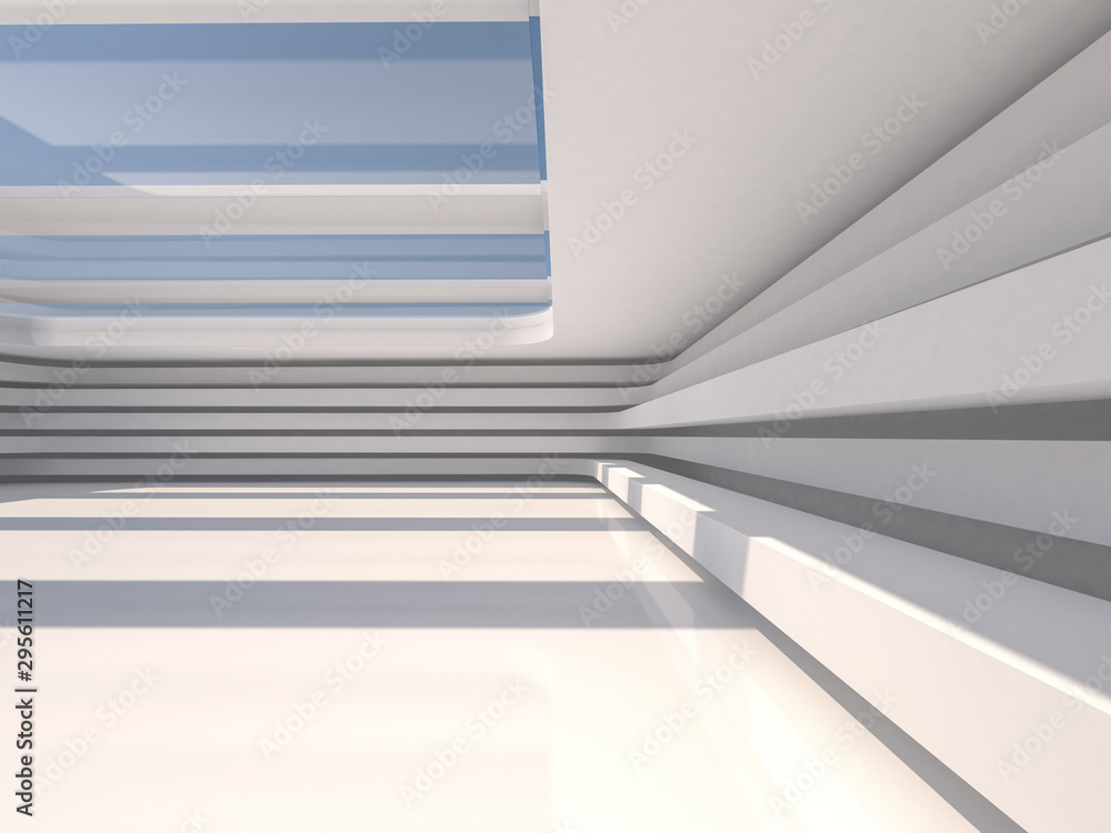 Obraz premium Abstract modern architecture background. 3D