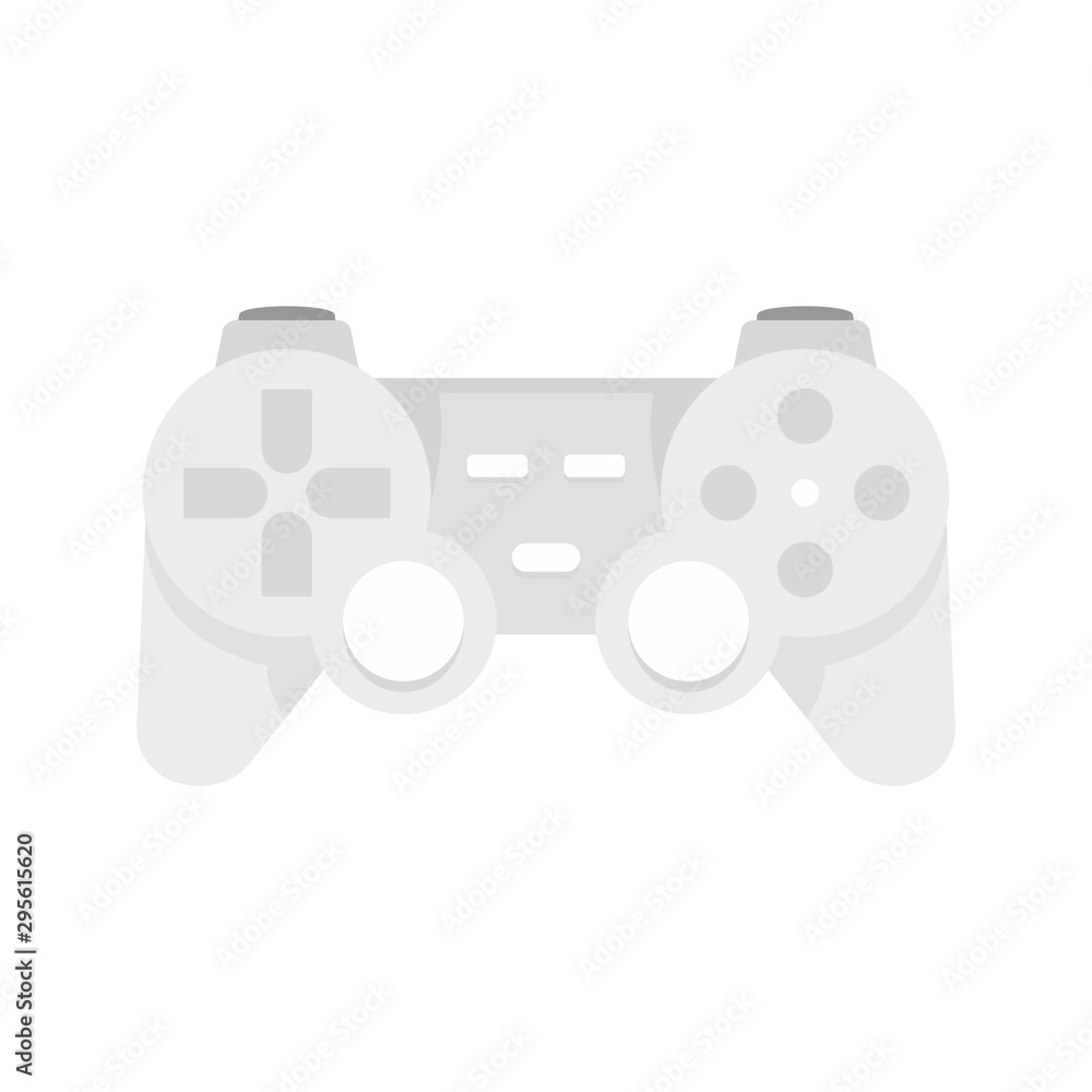 Toy gamepad icon. Flat illustration of toy gamepad vector icon for web design Toy gamepad icon. Flat illustration of toy gamepad vector icon for web design