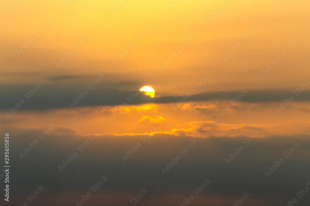 A view of beautiful sun with clouds in the morning at Seoul city from Hanuel park , South Korea. A view of beautiful sun with clouds in the morning at Seoul city from Hanuel park , South Korea.