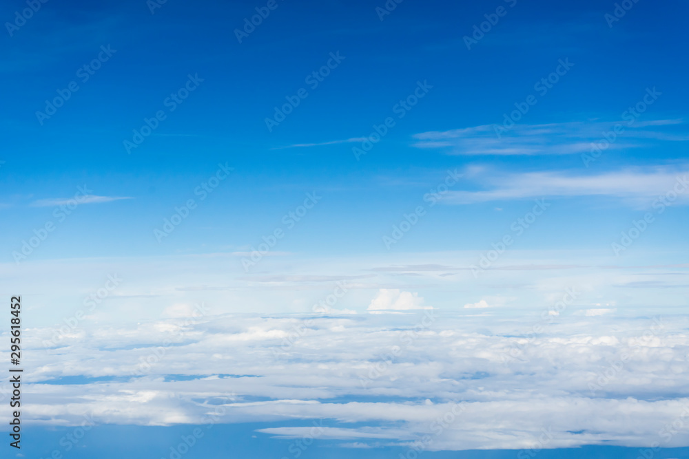blue sky with clouds,view from the plane blue sky with clouds,view from the plane