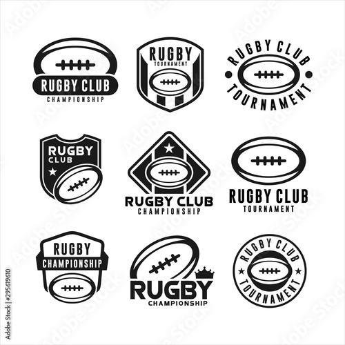 Badge Rugby Club Logos Collection