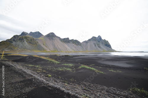 Vestrahorn Stockknes mountain from the west side Iceland.