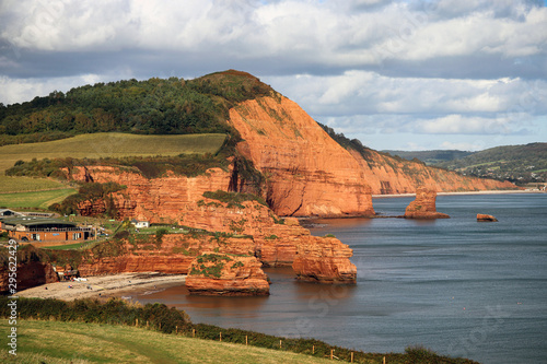 Ladram Bay Cliffs in Devon photo