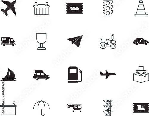 transport vector icon set such as: side, gallon, origami, price, hybrid, machinery, toy, leisure, agriculture, van, health, keep, help, petrol, caravan, wing, petroleum, stack, pack, agronomy