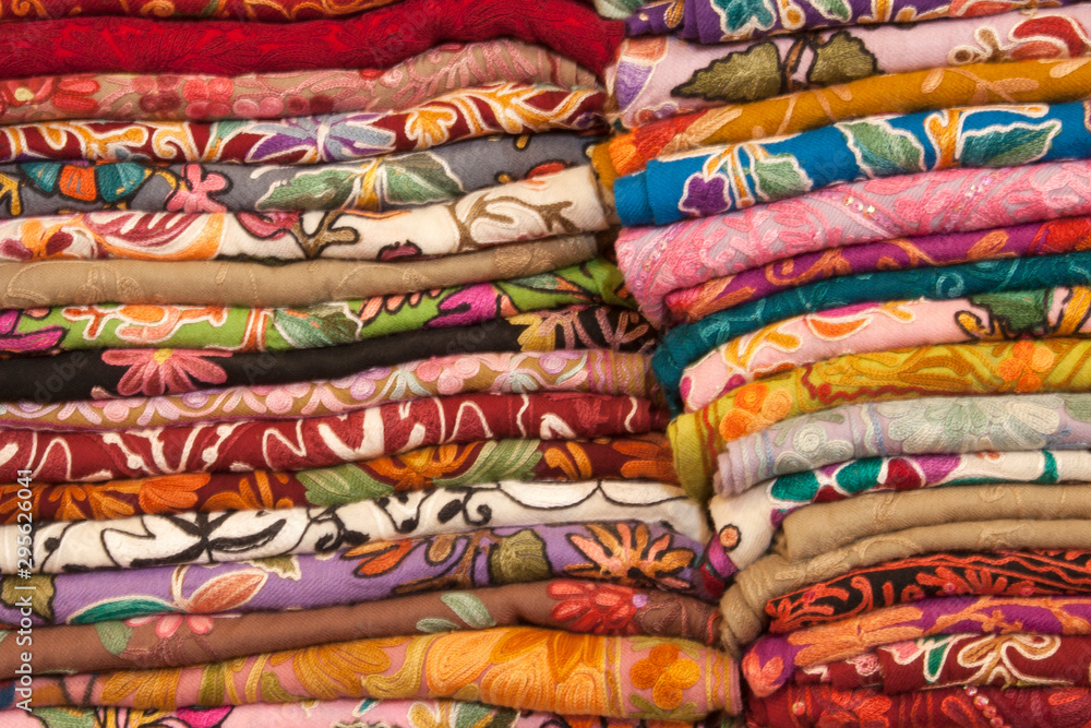 scarves for sale at the market scarves for sale at the market