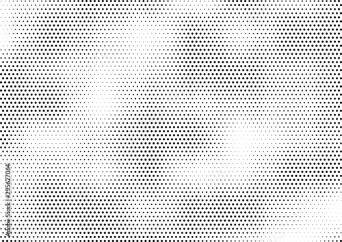 Abstract halftone dotted background. Monochrome grunge pattern with dot and circles.  Vector modern pop art texture for posters, sites, business cards, cover, postcards, labels, stickers layout.