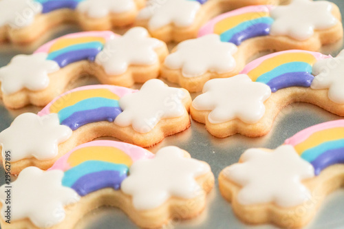 Sugar cookies with royal icing