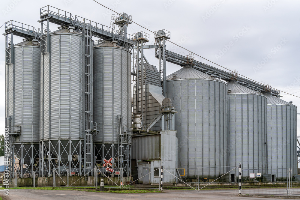 Obraz premium Silos of grain elevator