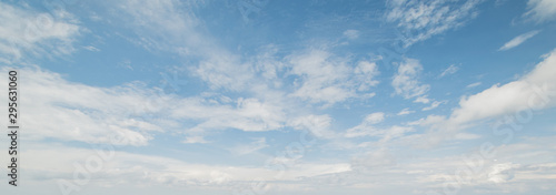 Sky and clouds tropical panorama