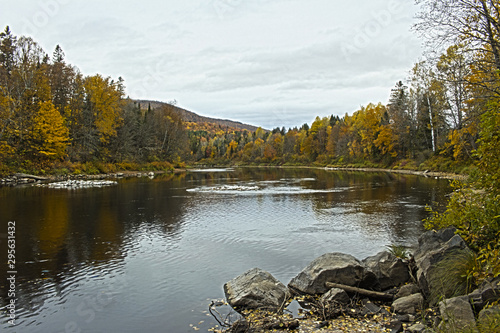 Fototapeta Naklejka Na Ścianę i Meble -  A river in autumn