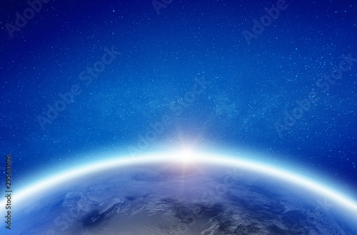 Fototapeta Naklejka Na Ścianę i Meble -  Earth glow horizon