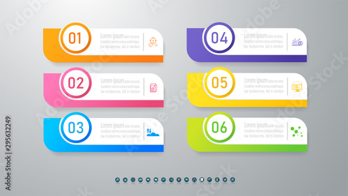 Design Business template infographic chart element with place date for presentations.
