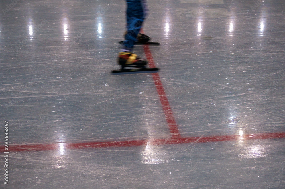 Ice surface of skating rink