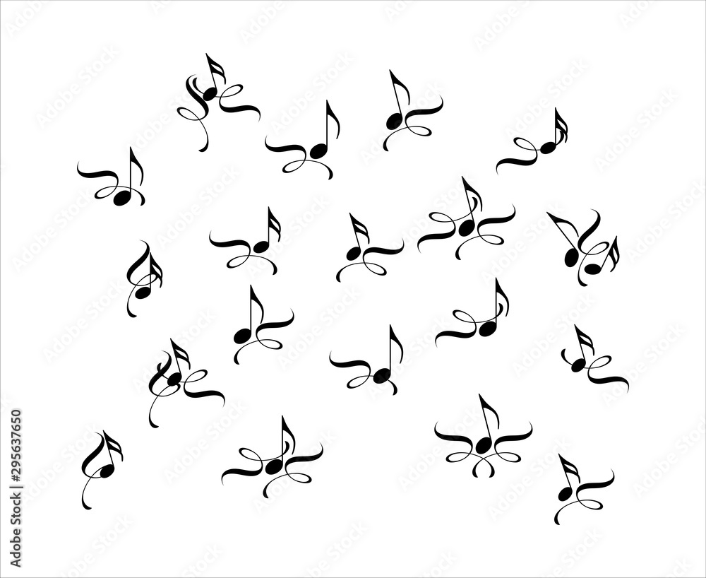 Decorative element with note Decorative element with note