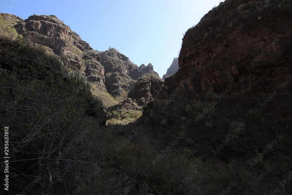 Fototapeta premium Barranco infierno Tenerife