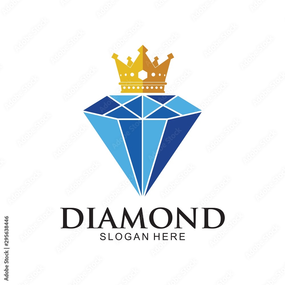 Diamond logo. Unique Symbol Design Inspiration - Vector