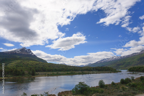 Lapataia bay landscape, Tierra del Fuego, Argentina