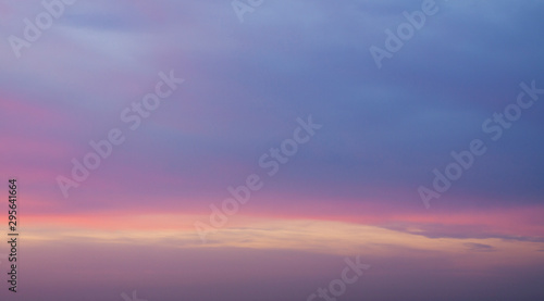 Purple morning sky before the sunrise © Sergei
