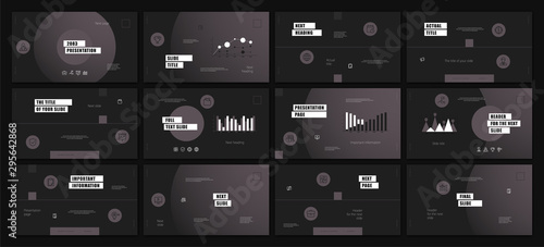Presentation template design