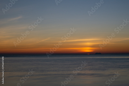 amanecer en el norte de alemania