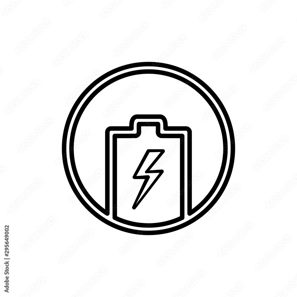 battery charger icon vector logo battery charger icon vector logo