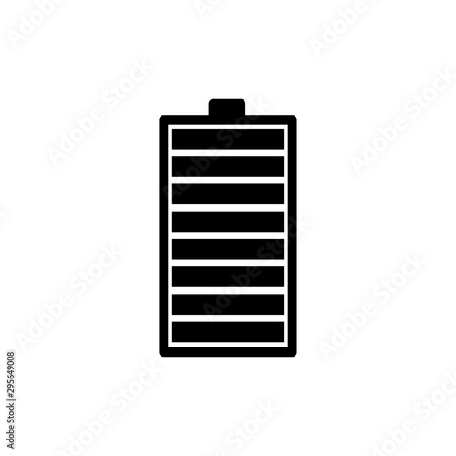 battery charger icon vector logo