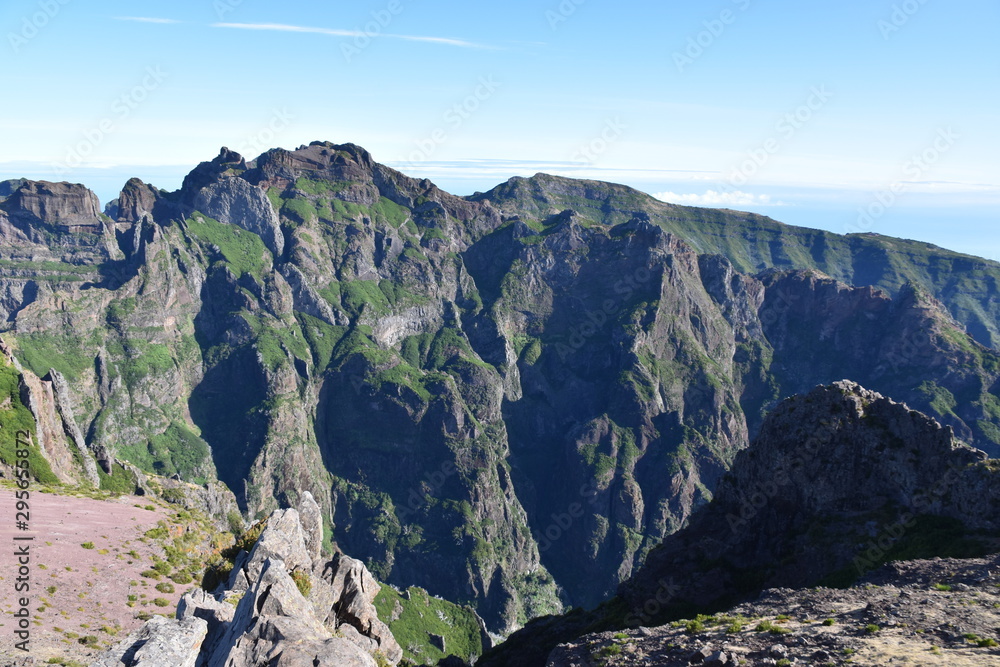 Fototapeta premium Madeira portugal pico do arieiro