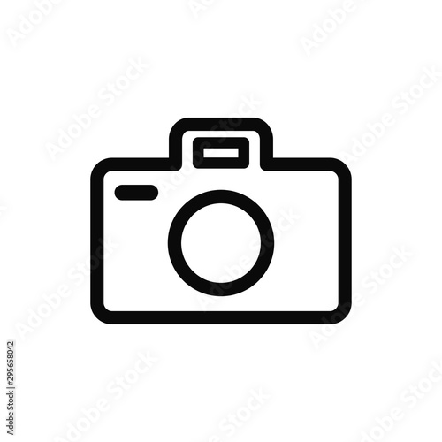 photo icon trendy flat design