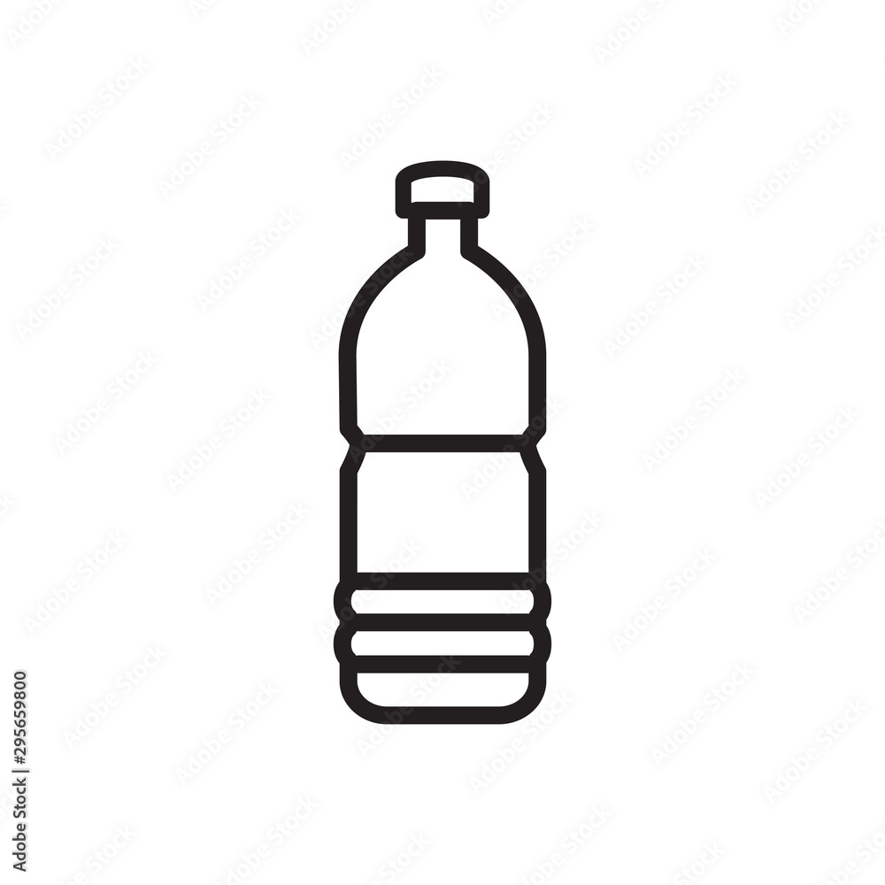 Fototapeta premium bottle icon vector trendy flat design 