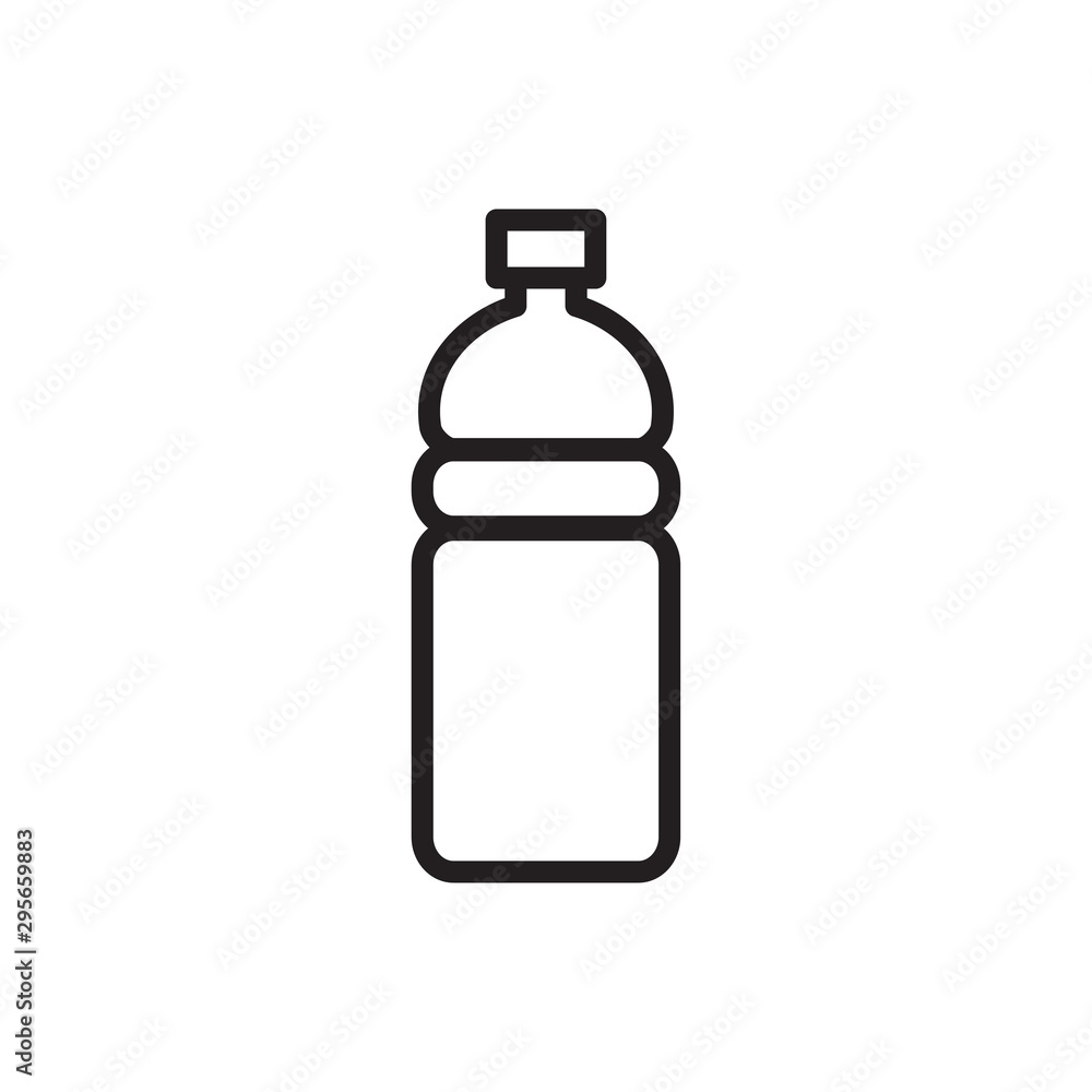 bottle icon vector trendy flat design 