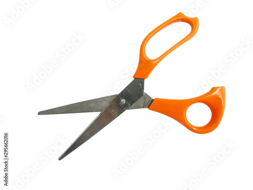 scissors isolated on white background photo